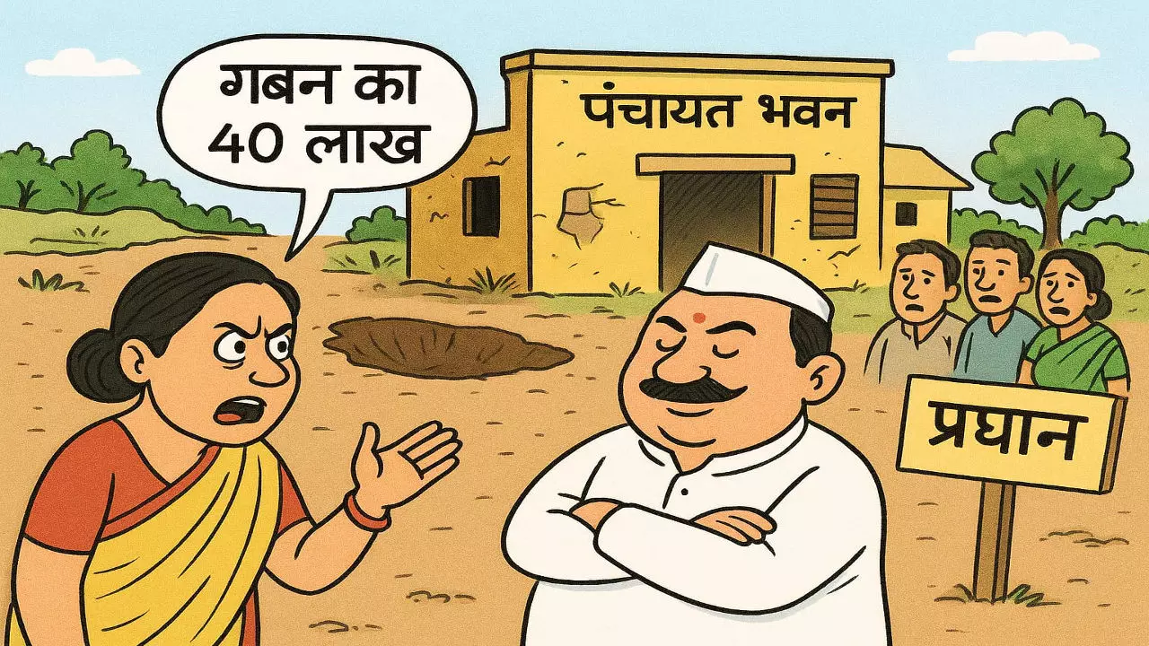 Balrampur News: बिनहोनी कला गांव में विकास कार्य रुका, ग्राम प्रधान पर 40 लाख गबन का आरोप