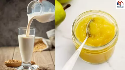 Benefits of drinking Milk With Ghee, milk with ghee