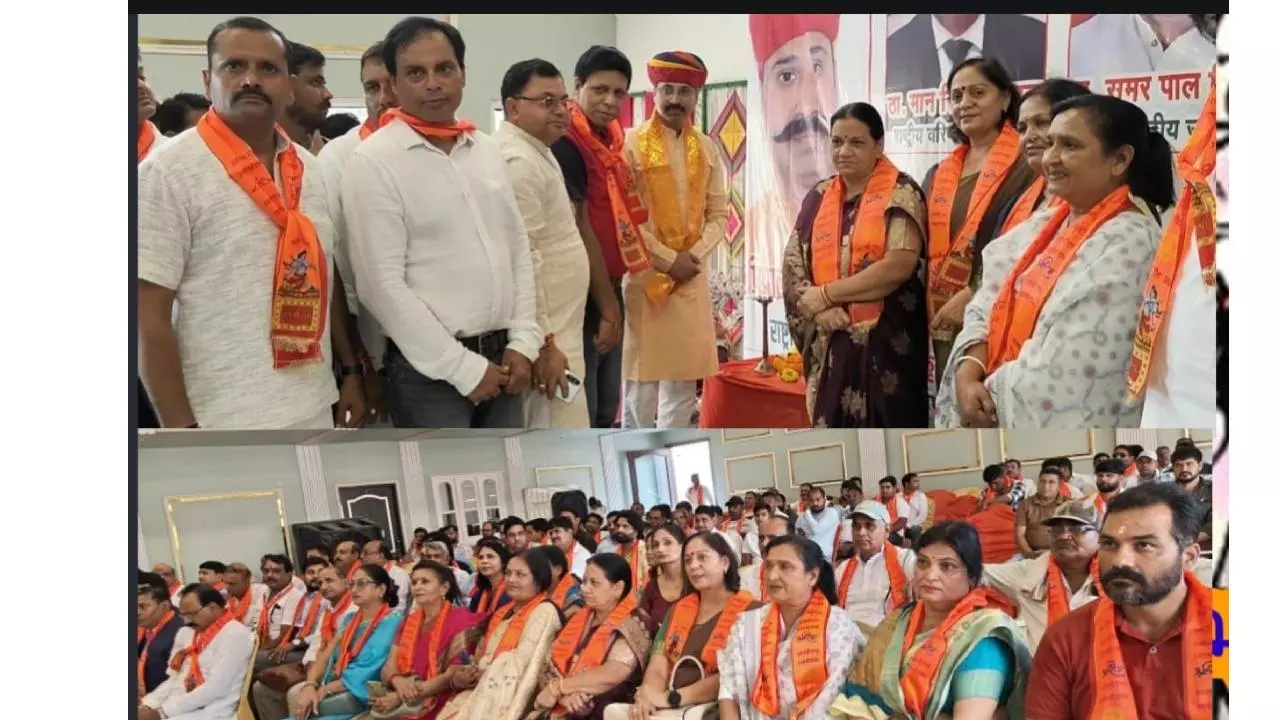 अलीगढ़ में सम्पन्न हुआ क्षत्रिय एकता महाअभियान व सम्मान समारोह, सैकड़ों लोगों की उपस्थिति