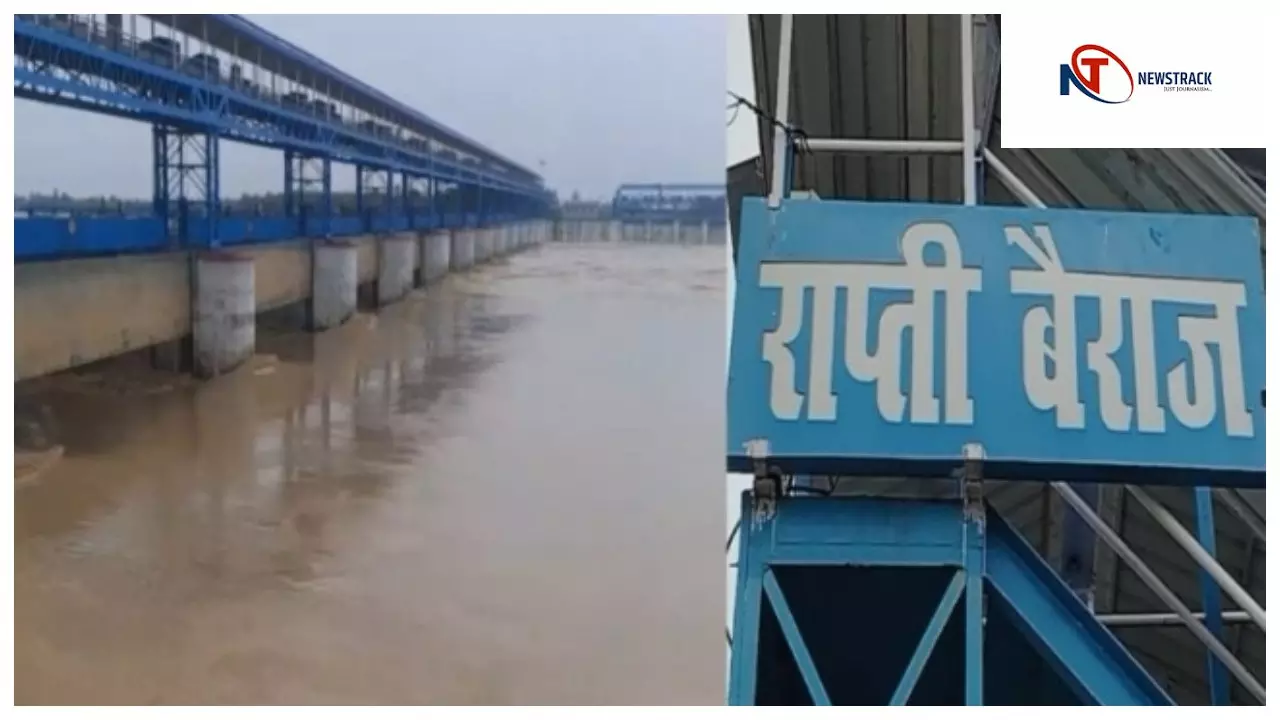 Shravasti News: श्रावस्ती में झमाझम बारिश से राप्ती नदी उफान पर, खतरे के निशान से 65 सेमी ऊपर पहुँची