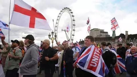 London anti-immigration rally