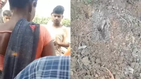 1 हफ्ते की ज़िंदा बच्ची को दफनाया