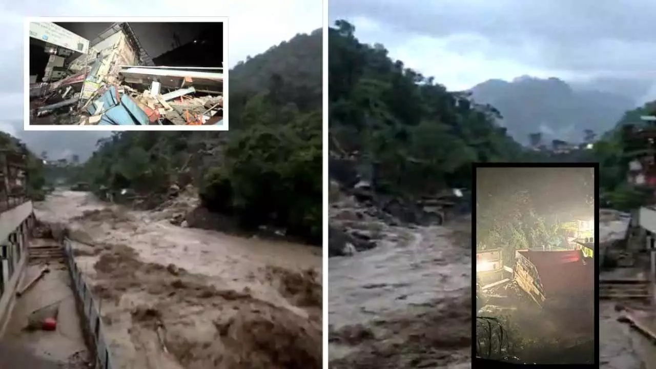 देहरादून में बादल फटने से भयंकर तबाही, तेज बहाव में बह गई दुकानें, लापता हुए कई लोग
