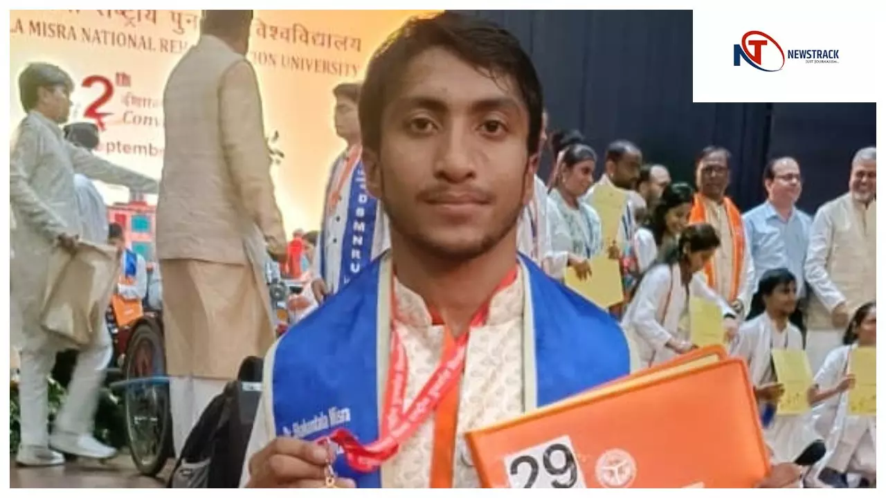 मवाना के बिलाल को राज्यपाल ने गोल्ड मेडल से सम्मानित किया, परिवार और क्षेत्र में खुशी की लहर