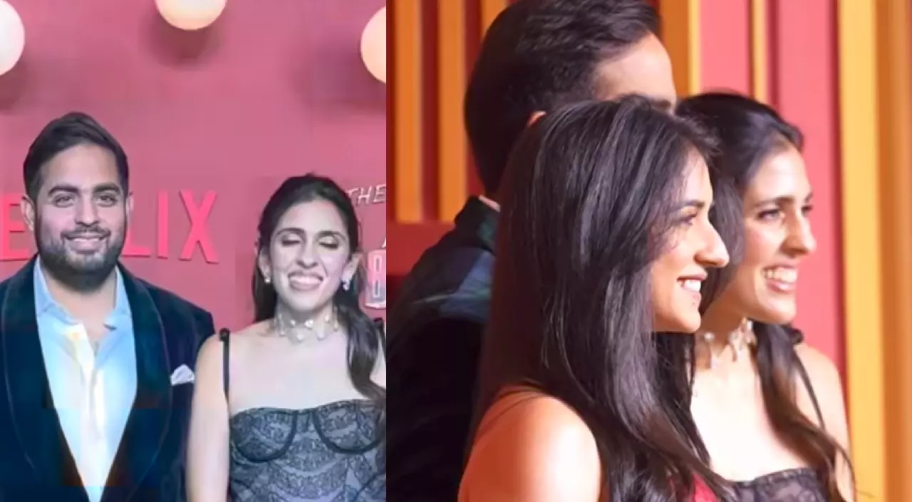 Akash Ambani Shloka Ambani Radhika Merchant Video