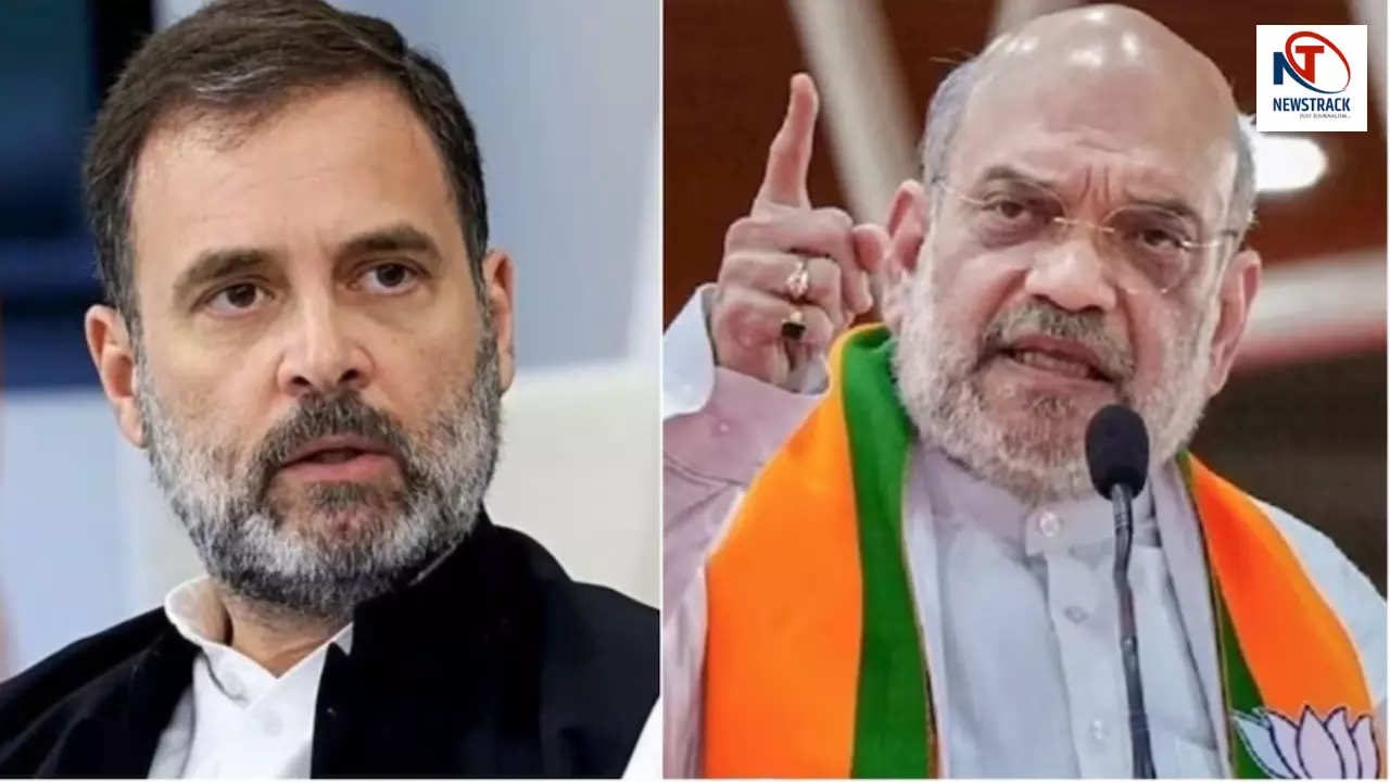 अमित शाह का राहुल गांधी पर वार, कहा- कांग्रेस वोट बैंक के लिए कर रही है देश से गद्दारी