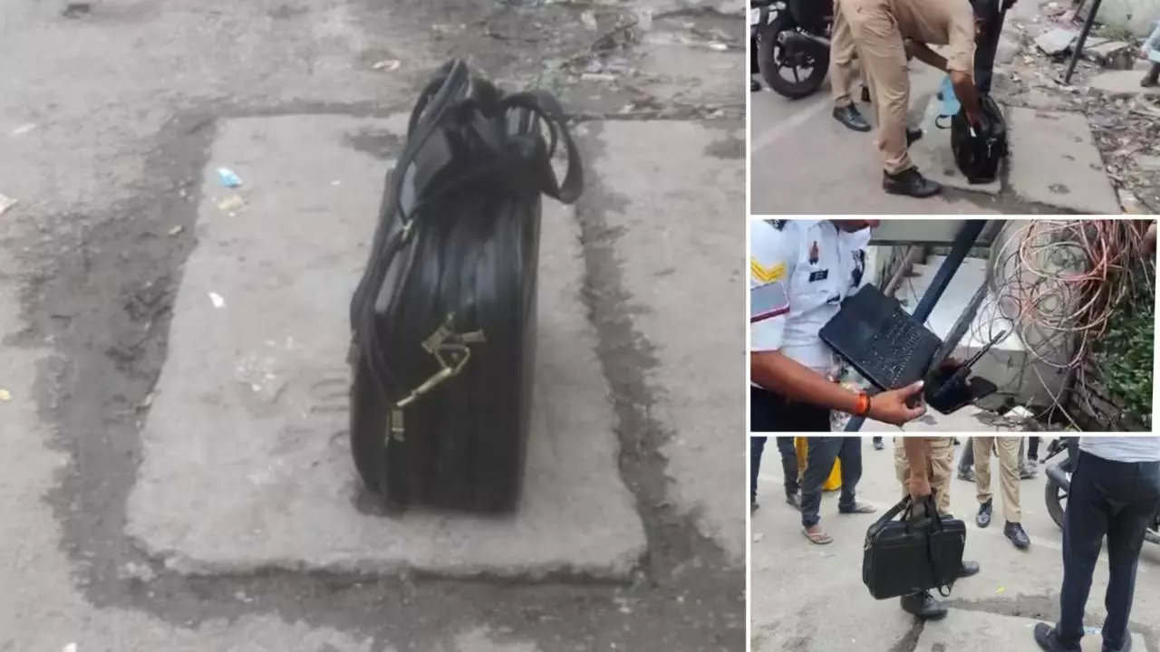 हजरतगंज इलाके में मिला लावारिस काले रंग का बैग... मचा हड़कंप, लखनऊ पुलिस ने ली तलाशी तो खुला राज