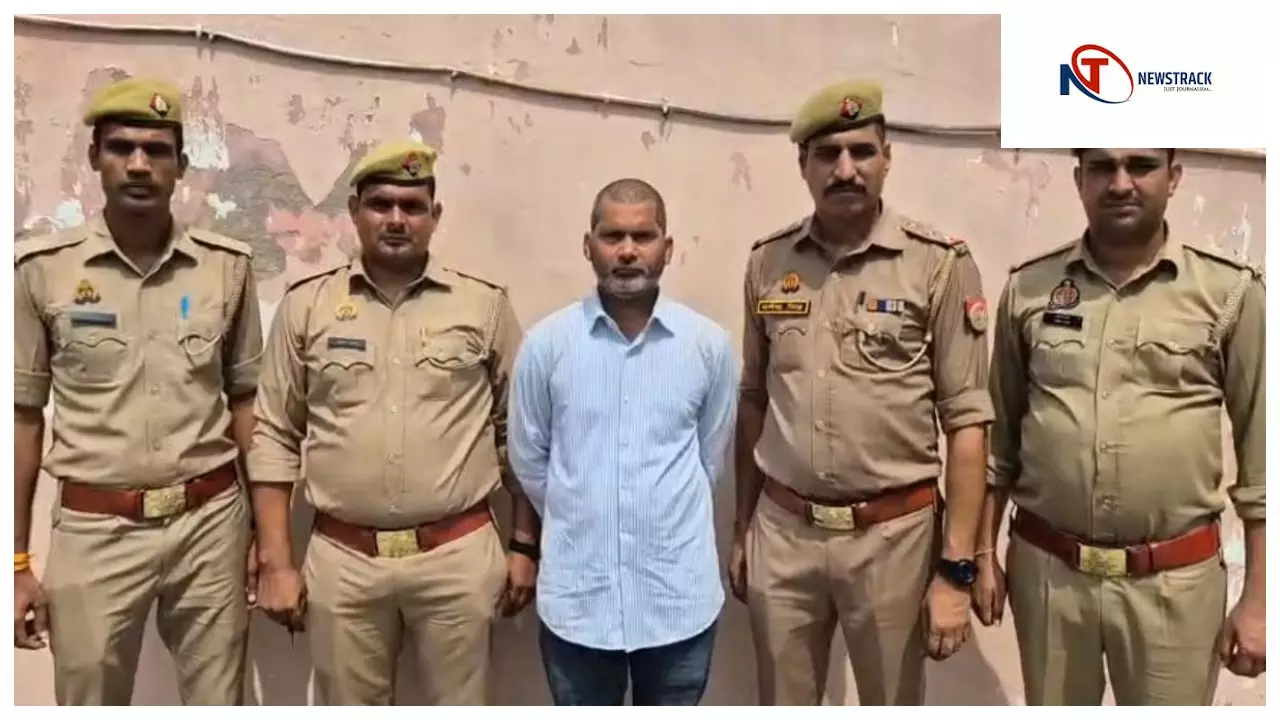 Bulandshahr News: बुलंदशहर में STF ने 25 हजार के इनामी बदमाश देवेश वर्मा को पकड़ा