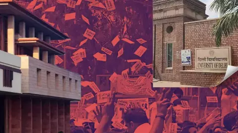 HC के ऑर्डर की उड़ी धज्जियां, DUSU चुनाव के दौरान जमकर हुई धमाचौकड़ी, छात्रों ने किया अंधाधुंध प्रचार