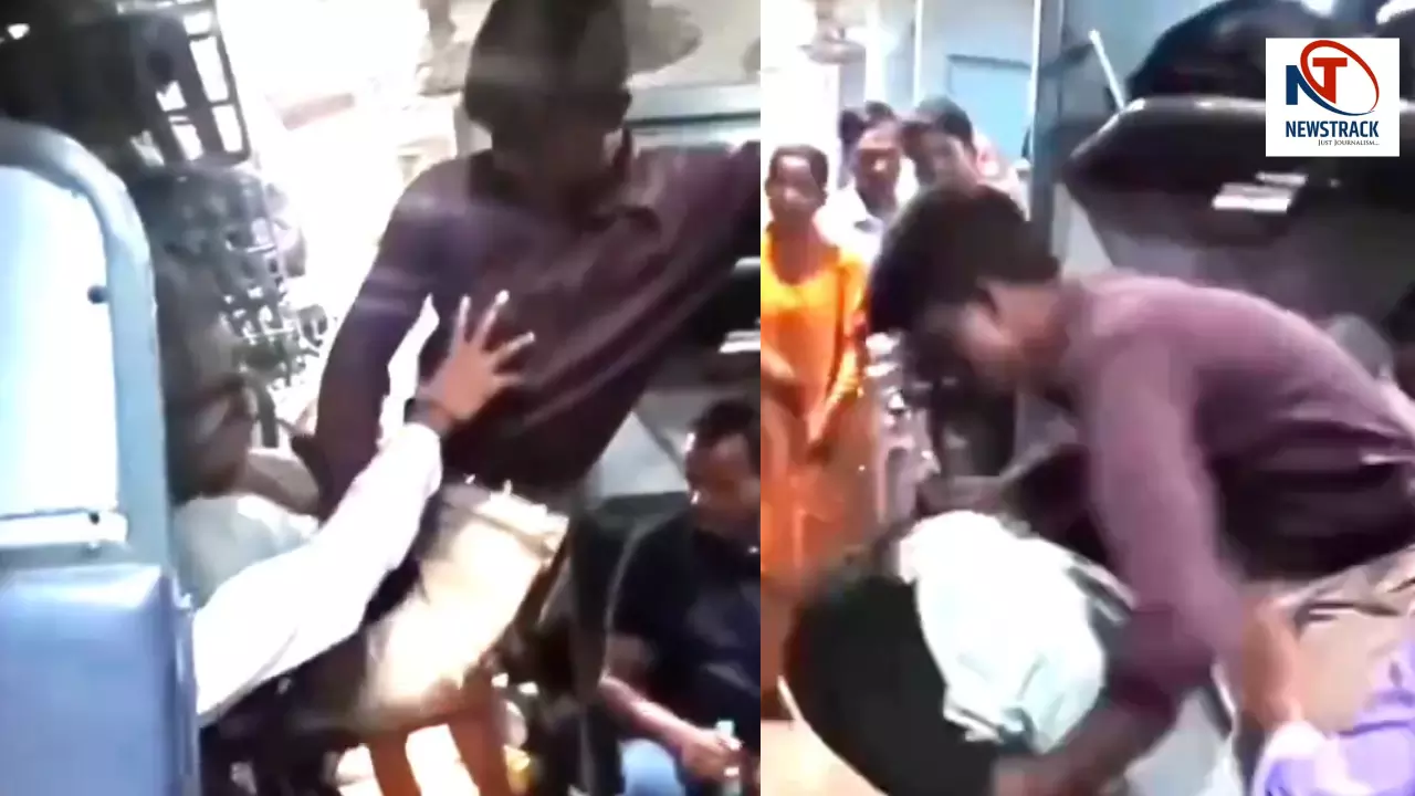 ट्रेन में सीट के लिए भयंकर झगड़ा! पहले झुका, फिर दना दन हुई मारपीट, वीडियो देखकर उड़ जाएंगे होश