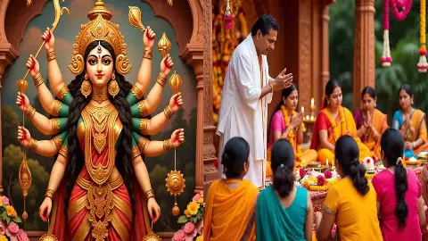 Shardiya Navratri Upay शारदीय नवरात्रि पर करें, इन उपायों से बनी रहेगी घर में खुशियां Shardiya Navratri Upay शारदीय नवरात्रि पर करें, इन उपायों से बनी रहेगी घर में खुशियां