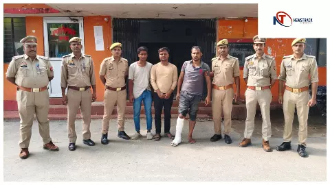 बलरामपुर पुलिस ने नाबालिग अपहरण का किया खुलासा, तीन आरोपी गिरफ्तार, कार बरामद