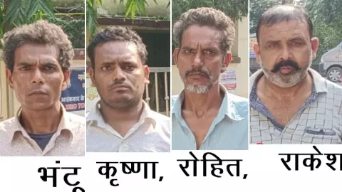 यूपी STF के हत्थे चढ़े 4 शातिर तस्कर, 40 लाख की 7.5 क्विंटल चरस बरामद, बरेली से हुई गिरफ्तारी