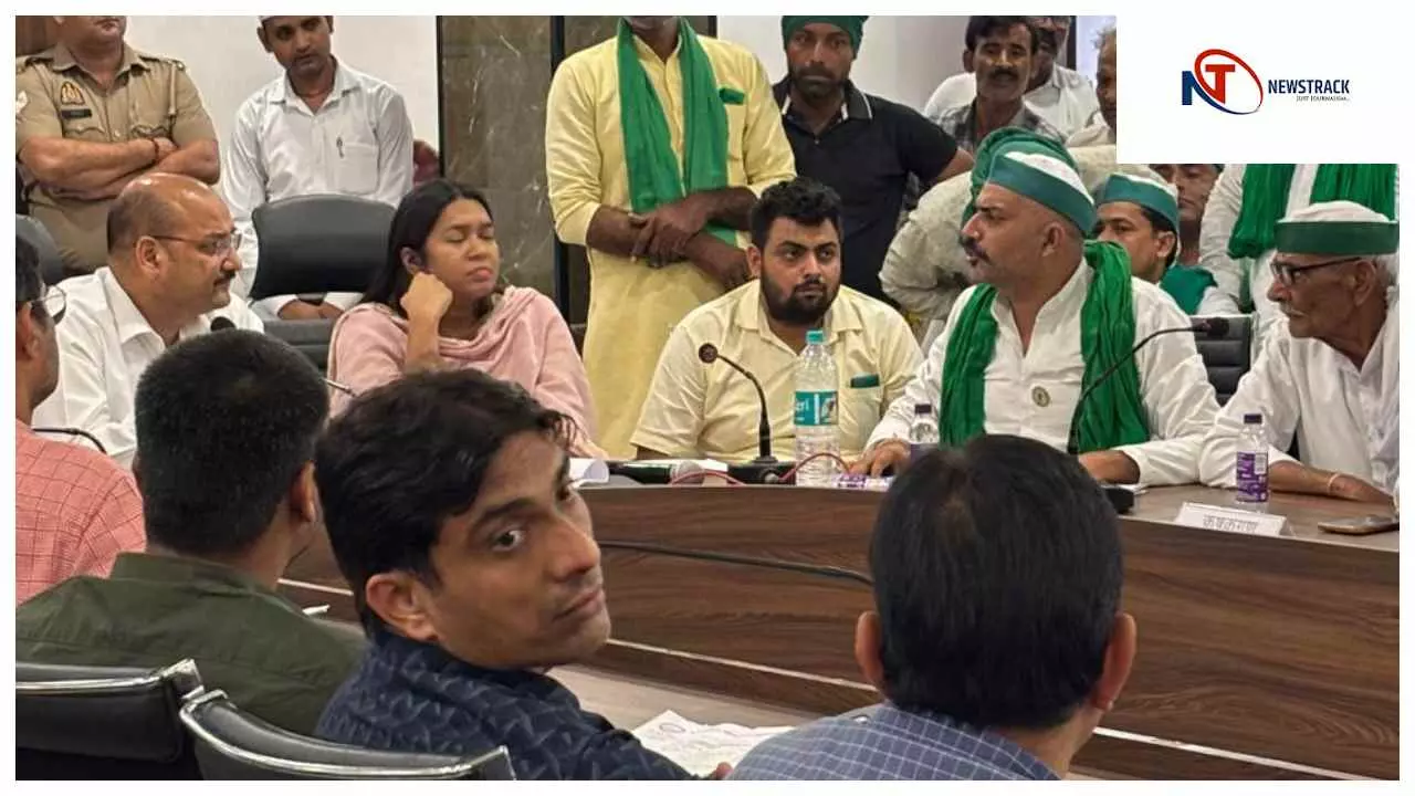 Meerut News: मेरठ किसान दिवस में हंगामा: डीएपी खाद और गन्ना भुगतान पर गरमाए किसान