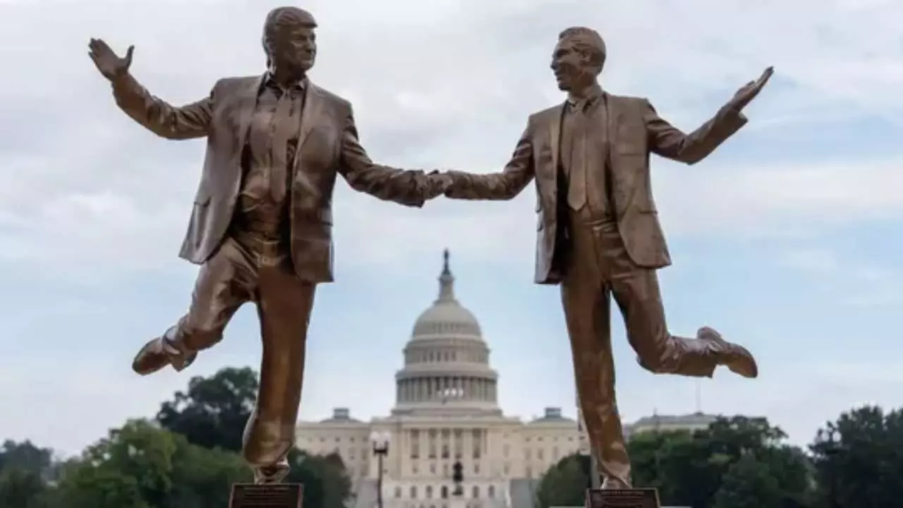 trump epstein statue washington art controversy