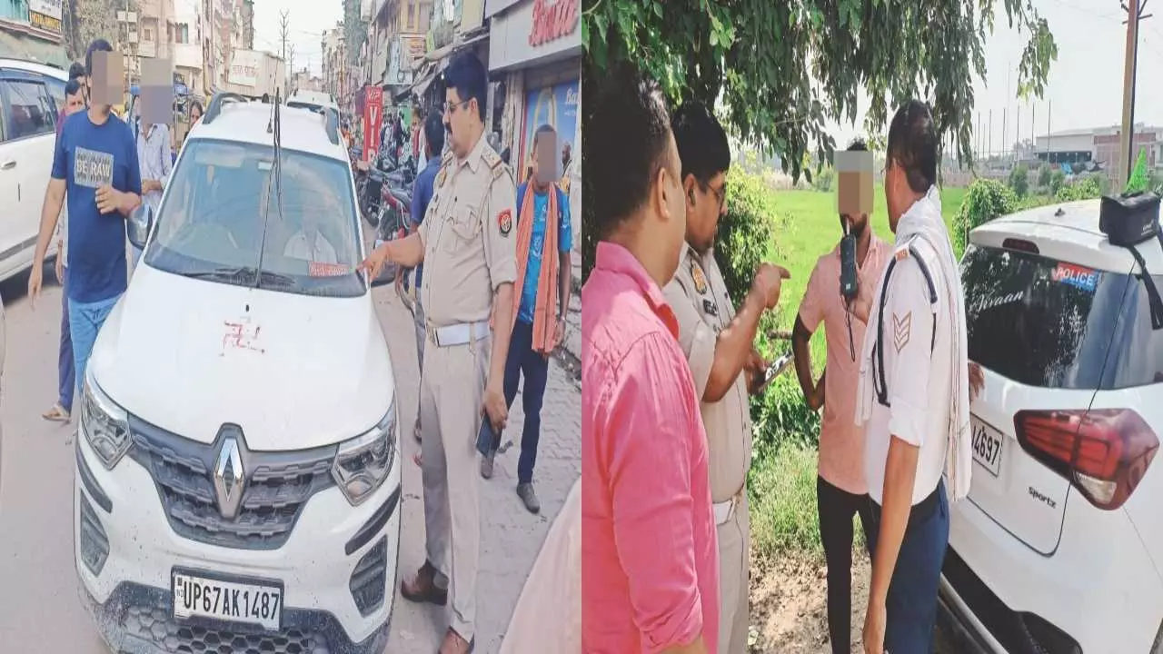 Chandauli traffic fine