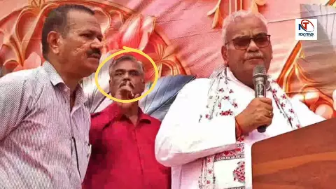 Students Expose MDM in front of Rajasthan education minister Students Expose MDM in front of Rajasthan education minister
