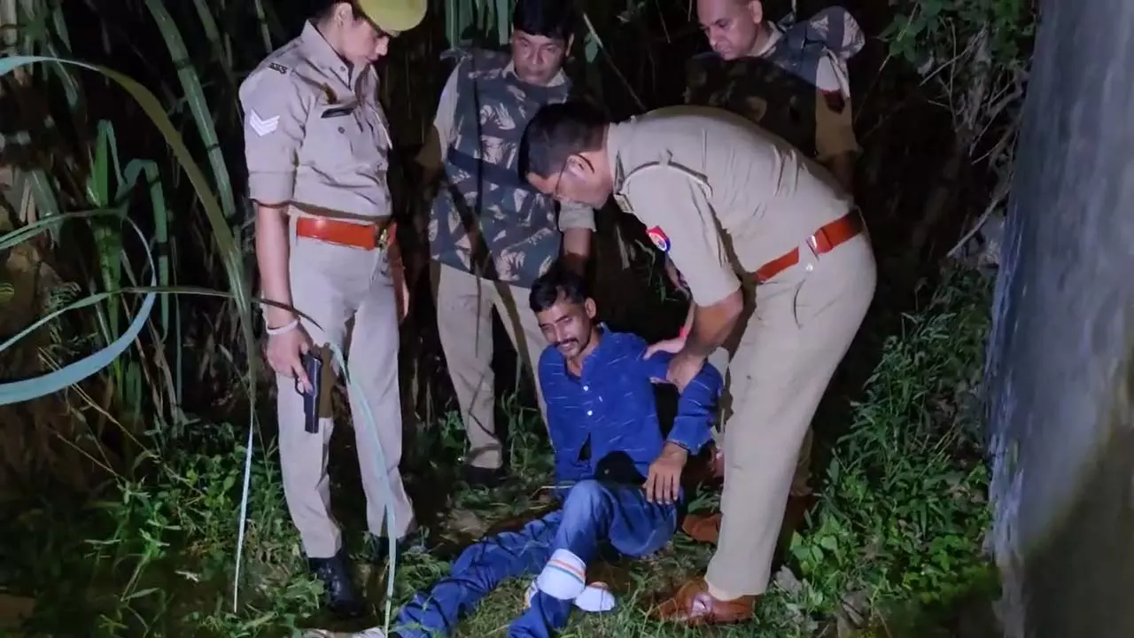 Police and bad guy Ajay Pata encounter in Shamli, injured and arrested