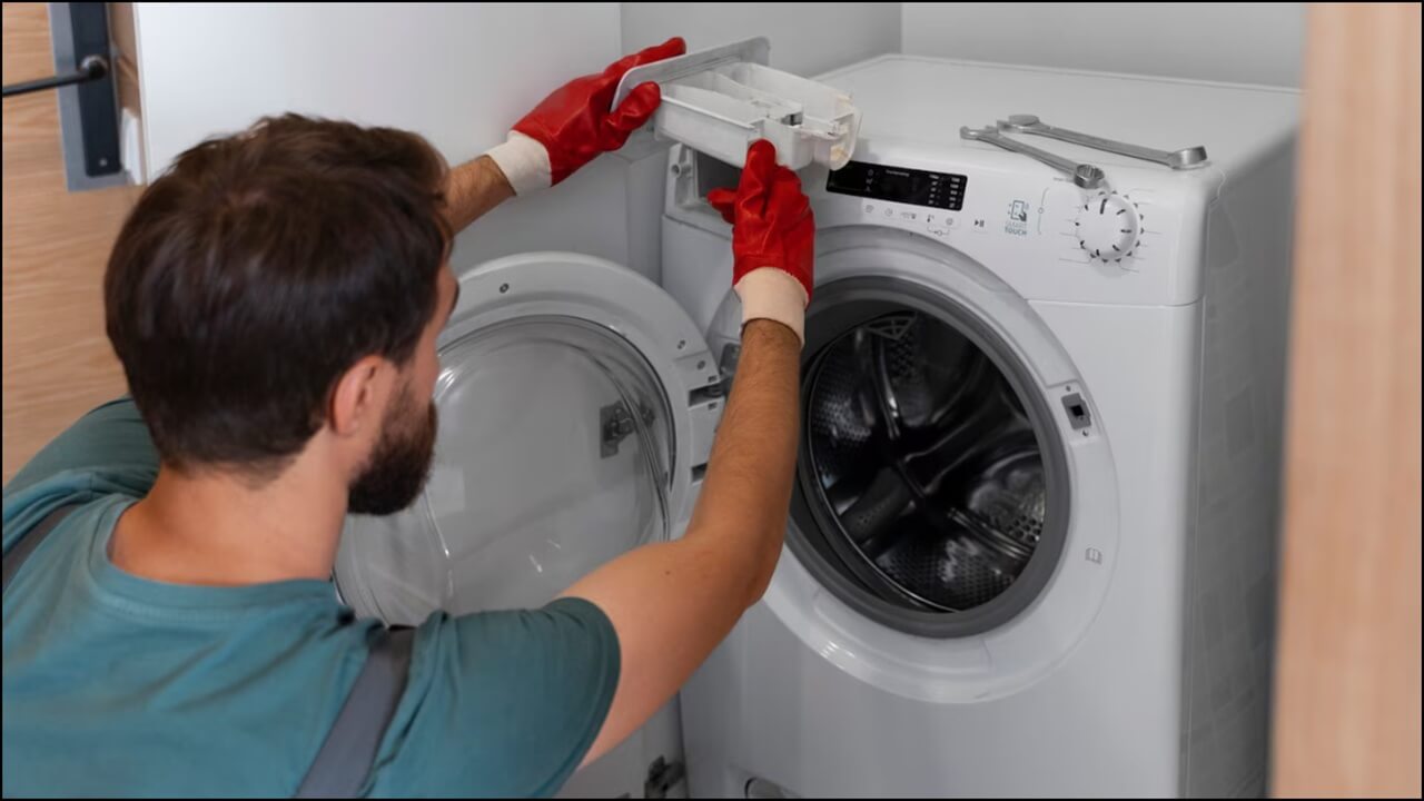 Washer Machine Running Every time you turn on your washing machine and run a complete cycle ...