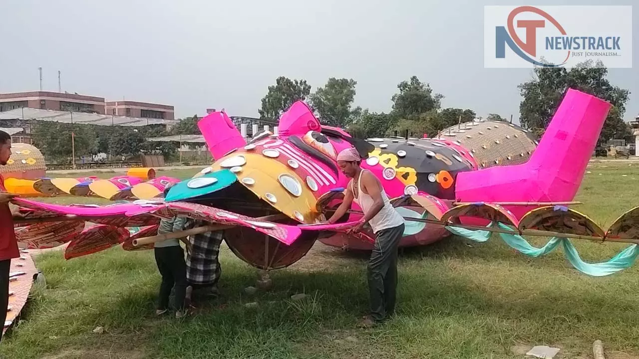 Muslim family builds 60 feet high-tech Ravana statue, combustion will be by remote control