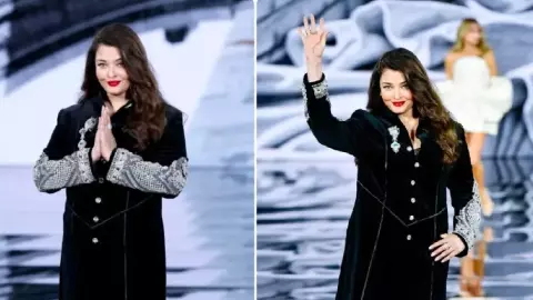 Aishwarya Rai Bachchan Paris Fashion Week Video