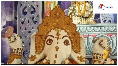 Chandauli News: मेवे की मूर्ति पूजा पंडाल में बनी चर्चा का विषय,विसर्जन के बाद जलीय जंतु भी लेंगे मेवा का आनंद Chandauli News: मेवे की मूर्ति पूजा पंडाल में बनी चर्चा का विषय,विसर्जन के बाद जलीय जंतु भी लेंगे मेवा का आनंद