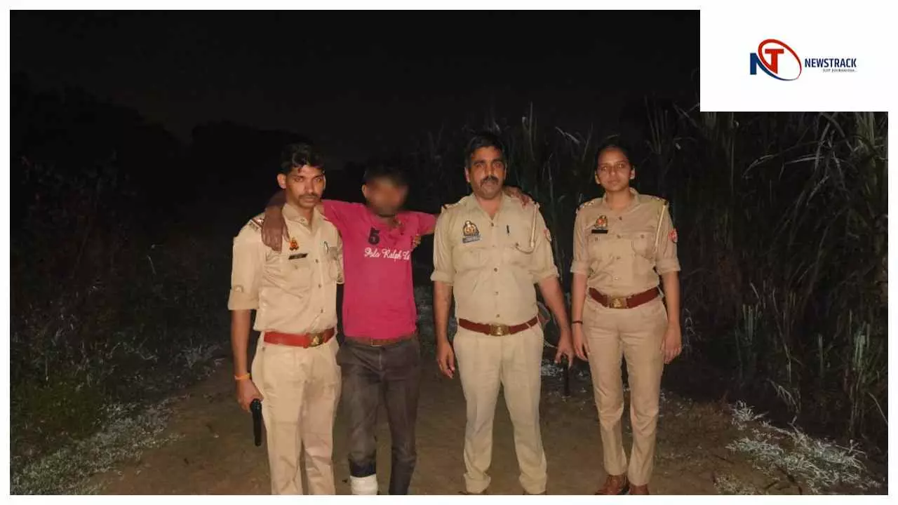 Hapur News: हापुड़ में पुलिस और गौकशी गिरोह के शातिर बदमाश के बीच मुठभेड़, पैर में गोली लगने के बाद आरोपी गिरफ्तार Hapur News: हापुड़ में पुलिस और गौकशी गिरोह के शातिर बदमाश के बीच मुठभेड़, पैर में गोली लगने के बाद आरोपी गिरफ्तार