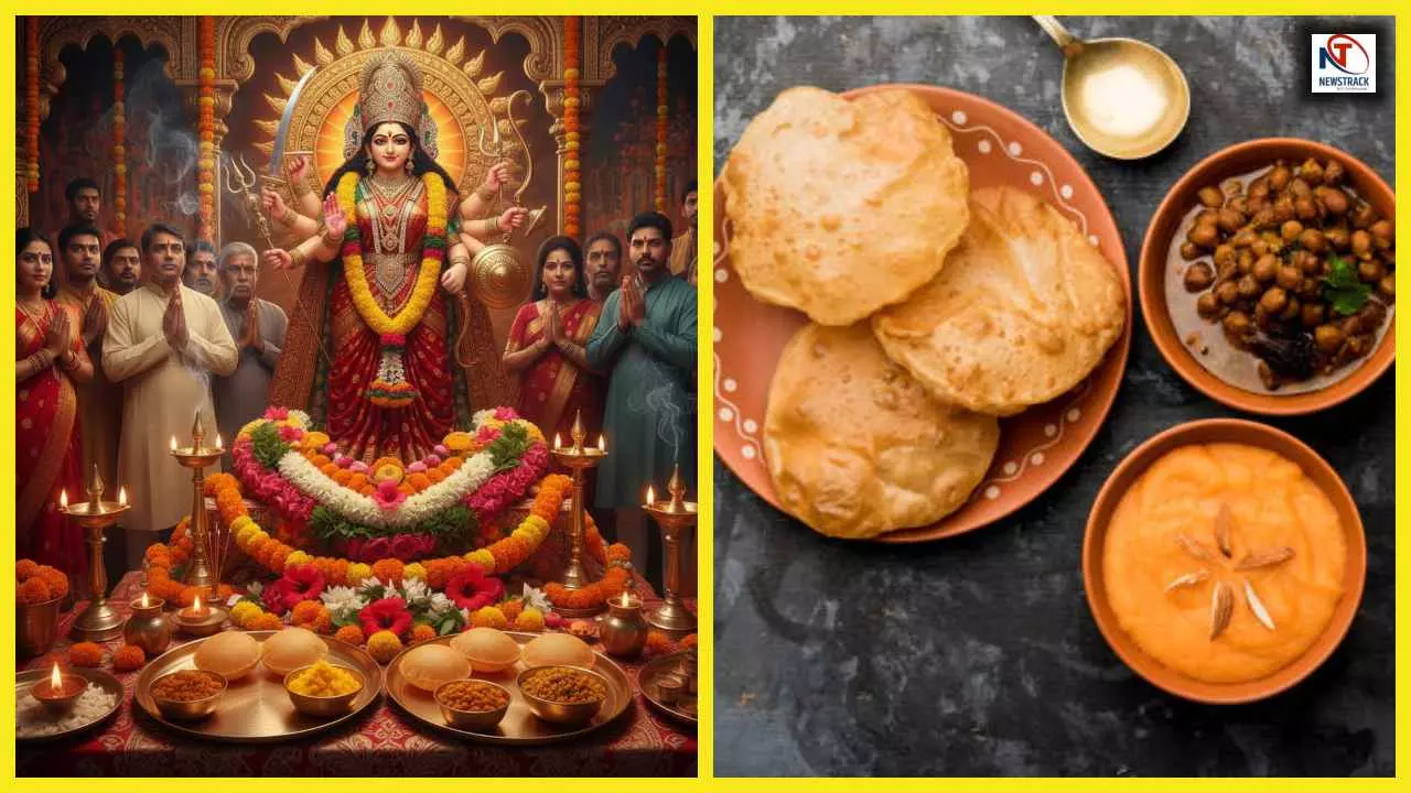 Navratri 2025: मां दुर्गा को क्यों प्रिय है हलवा,पूरी और चने का भोग? देवीभागवत पुराण से जानें वजह