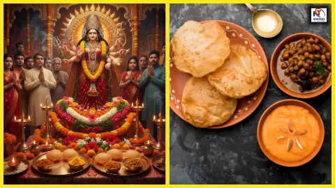 Navratri 2025: मां दुर्गा को क्यों प्रिय है हलवा,पूरी और चने का भोग? देवीभागवत पुराण से जानें वजह Navratri 2025: मां दुर्गा को क्यों प्रिय है हलवा,पूरी और चने का भोग? देवीभागवत पुराण से जानें वजह