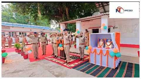 पुलिस लाइन में गांधी-शास्त्री जयंती: सत्य, अहिंसा और जय जवान जय किसान के नारों से गूंजा परिसर