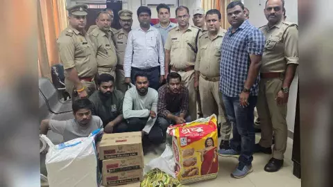 Lucknow Gandhi Jayanti Illegal Liquor Bust