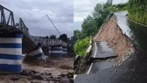 उत्तर बंगाल में भूस्खलन और बाढ़ से तबाही, 13 की मौत, संचार और परिवहन नेटवर्क पूरी तरह से बाधित उत्तर बंगाल में भूस्खलन और बाढ़ से तबाही, 13 की मौत, संचार और परिवहन नेटवर्क पूरी तरह से बाधित