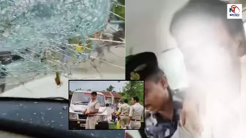 पश्चिम बंगाल में BJP प्रतिनिधिमंडल पर खतरनाक हमला, सांसद खागेन मुर्मू का फूटा सिर...हुये लहूलुहान पश्चिम बंगाल में BJP प्रतिनिधिमंडल पर खतरनाक हमला, सांसद खागेन मुर्मू का फूटा सिर...हुये लहूलुहान