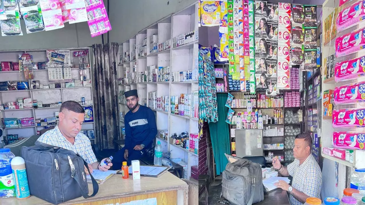 Drug department raids on medical stores for cuff syrup, child assault