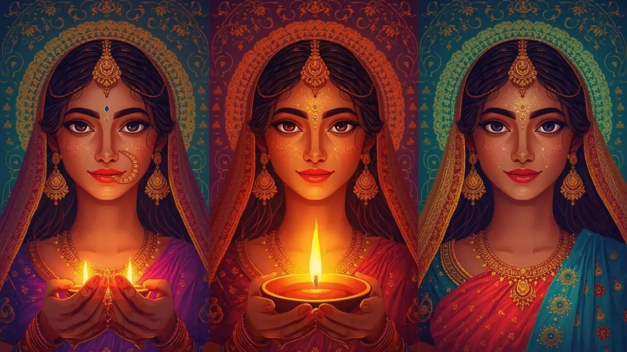 90s Diwali AI Portraits