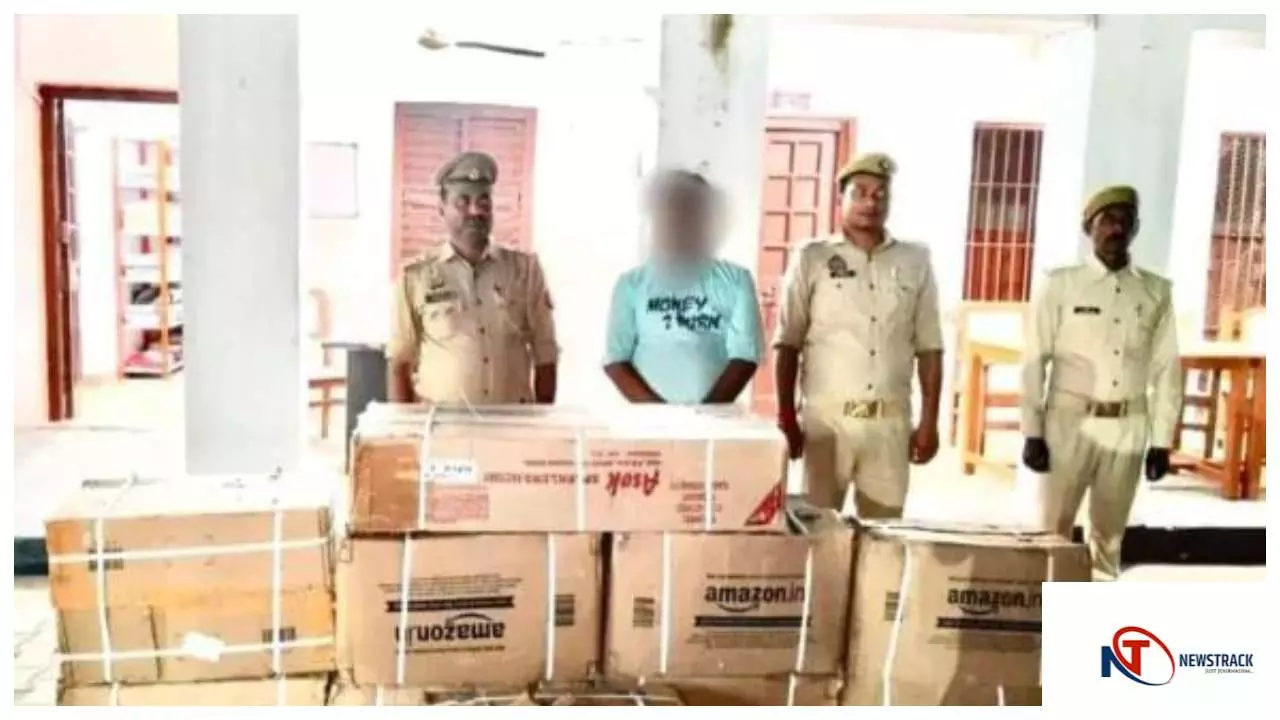 Godna News : मनकापुर में 2 कुंतल से अधिक अवैध पटाखों के साथ युवक गिरफ्तार