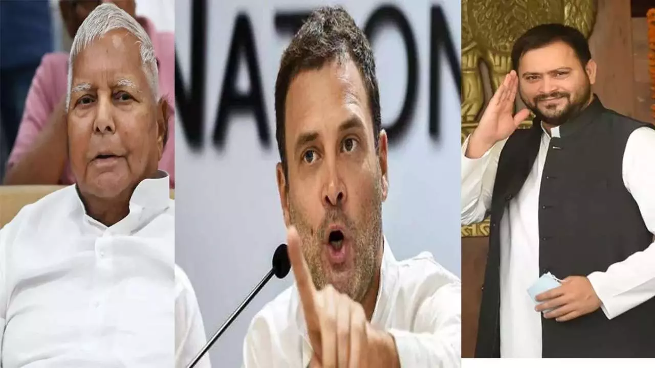 लालू की प्रेशर पॉलिटिक्स फेल, बिहार में चली अखिलेश वाली चाल, पटना पहुंचते ही तेजस्वी ने पलट दिया गेम लालू की प्रेशर पॉलिटिक्स फेल, बिहार में चली अखिलेश वाली चाल, पटना पहुंचते ही तेजस्वी ने पलट दिया गेम