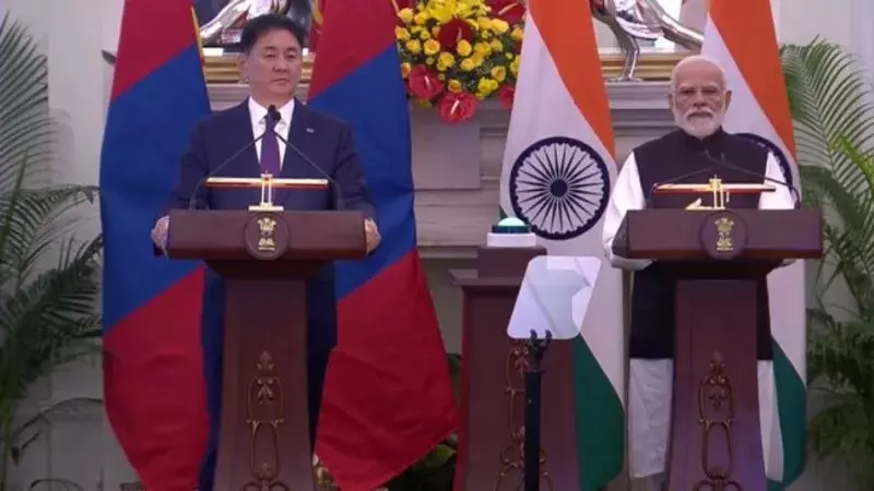 PM Modi meeting with Ukhna Khurelsukh