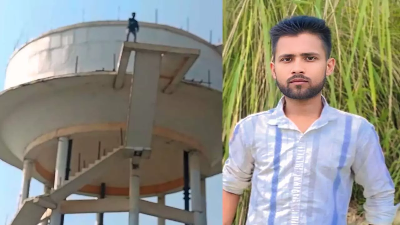 Youth jumps from tank in insistence on marrying girlfriend, dies