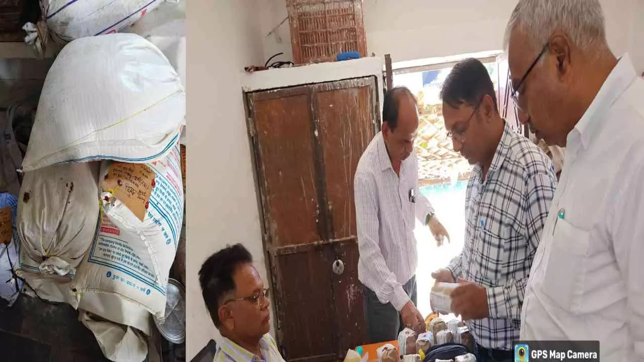 Kannauj News: कन्नौज में खाद्य विभाग की छापेमारी, 4 कुंतल मिलावटी मिठाई नष्ट की गई