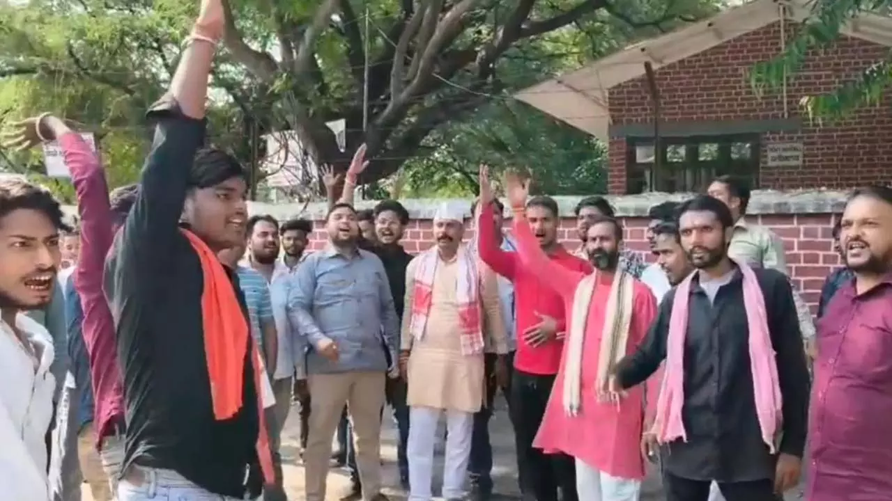 Mission school controversy in Mahoba: VHP demonstration over student’s post