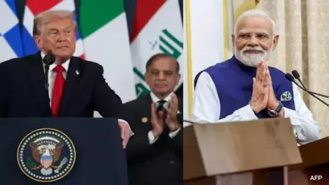 ट्रंप ने Pak को दुनिया के सामने किया बेइज्जत, शहबाज के सामने ही करने लगे भारत की तारीफ, फिर... ट्रंप ने Pak को दुनिया के सामने किया बेइज्जत, शहबाज के सामने ही करने लगे भारत की तारीफ, फिर...