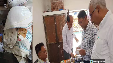 Kannauj News: कन्नौज में खाद्य विभाग की छापेमारी, 4 कुंतल मिलावटी मिठाई नष्ट की गई Kannauj News: कन्नौज में खाद्य विभाग की छापेमारी, 4 कुंतल मिलावटी मिठाई नष्ट की गई