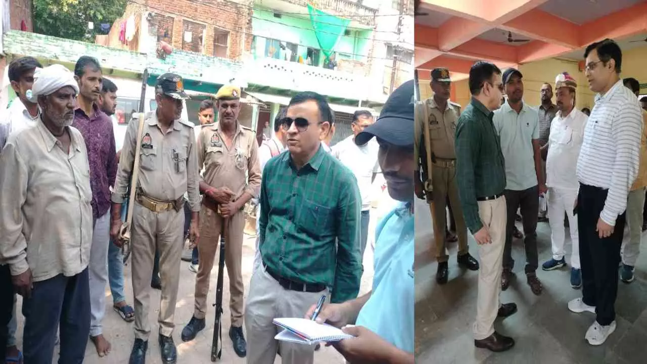 Chitrakoot News: चित्रकूट में मंडलायुक्त ने खाद केंद्रों व अस्पतालों का किया औचक निरीक्षण