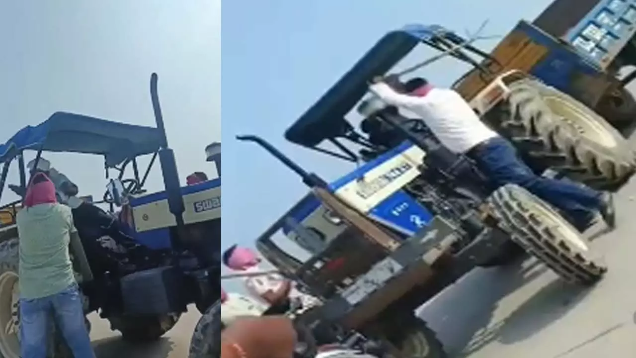 The rage of bullies on the road, the brutal beating of a tractor driver