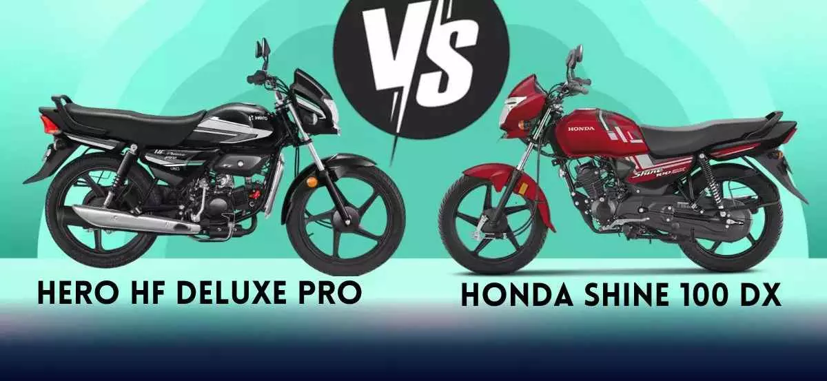 Hero HF Deluxe vs Honda Shine