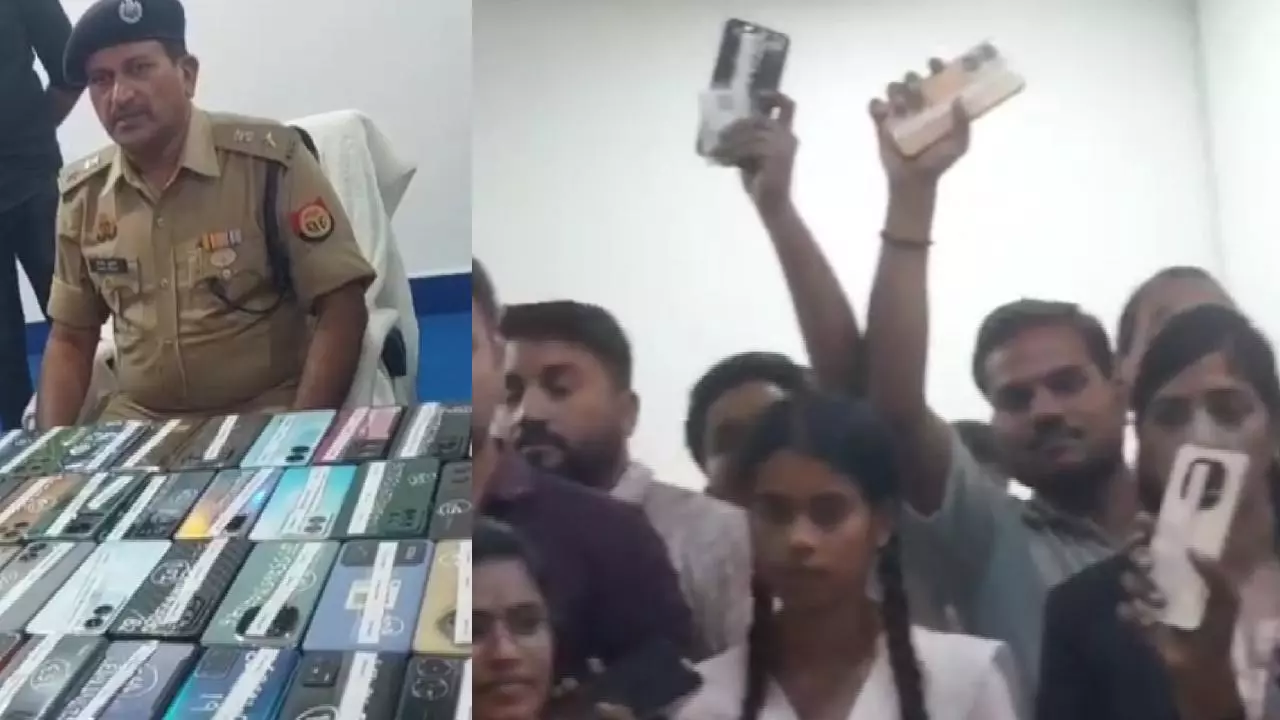 Kannauj News: कन्नौज पुलिस ने 45 लाख कीमत के 222 चोरी हुए मोबाइल फोन बरामद कर मालिकों को लौटाए