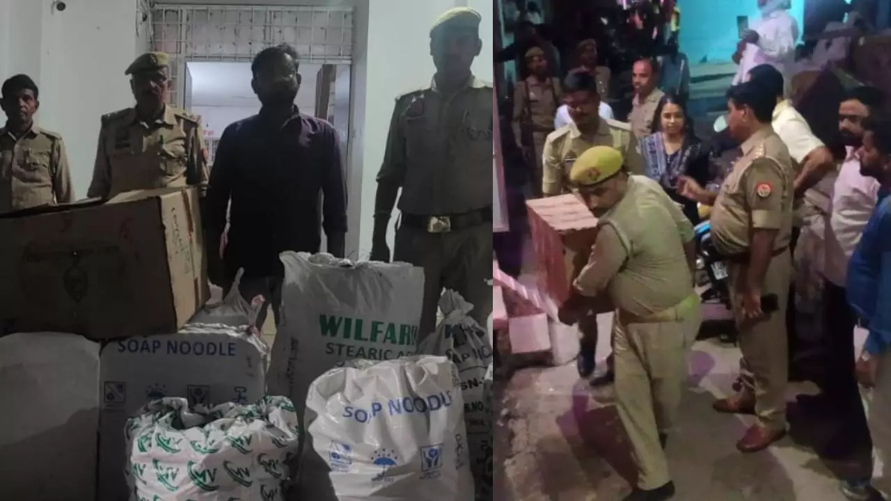 300 kg explosives seized in Mauranipur
