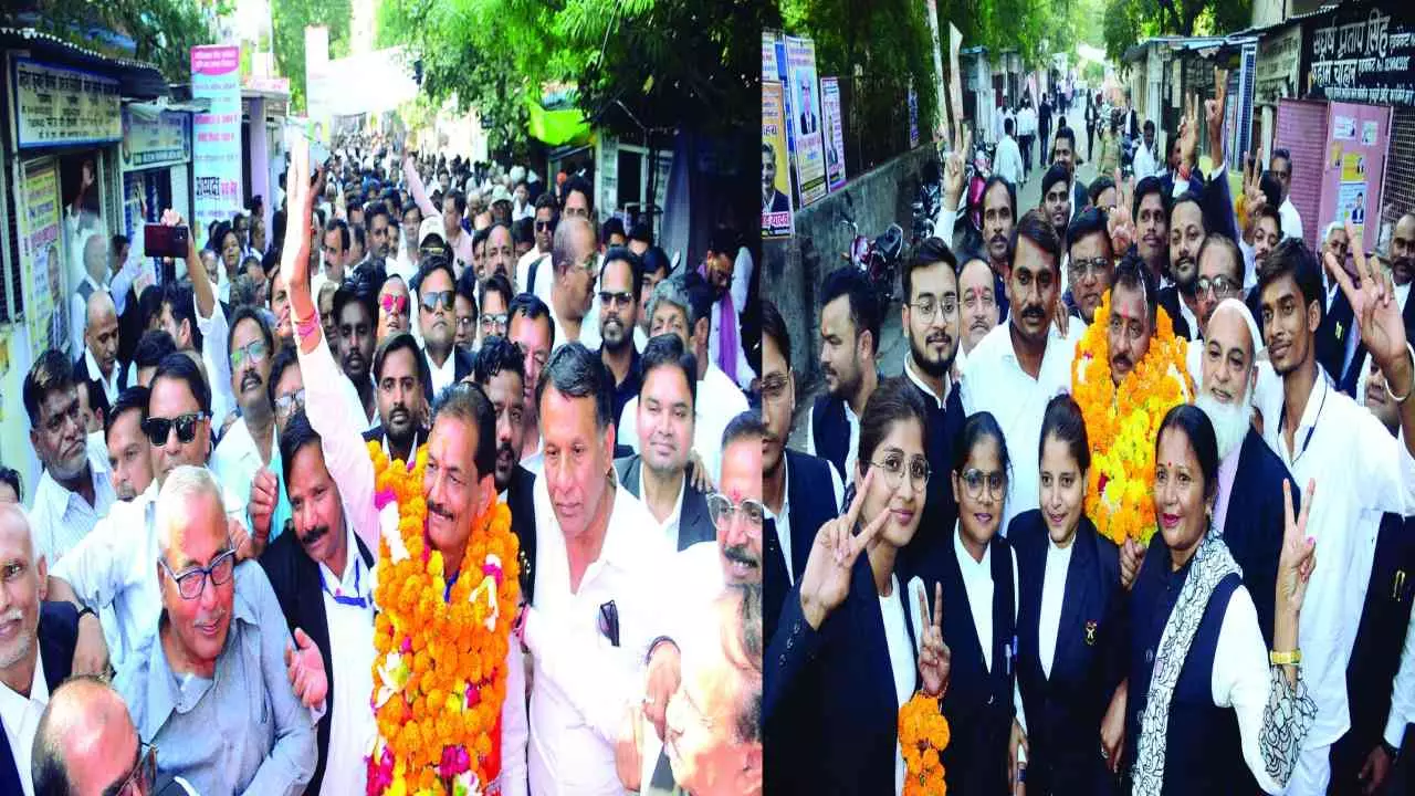Jhansi News: प्रमोद शिवहरे 432 मतों से बने जिला अधिवक्ता संघ अध्यक्ष, चुनाव में ऐतिहासिक जीत