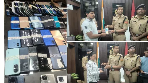 लखनऊ पुलिस की डिजिटल चौकसी ने लौटाई मुस्कान! 2 साल में खोए हुए 22 लाख की कीमत के 111 मोबाइल बरामद लखनऊ पुलिस की डिजिटल चौकसी ने लौटाई मुस्कान! 2 साल में खोए हुए 22 लाख की कीमत के 111 मोबाइल बरामद